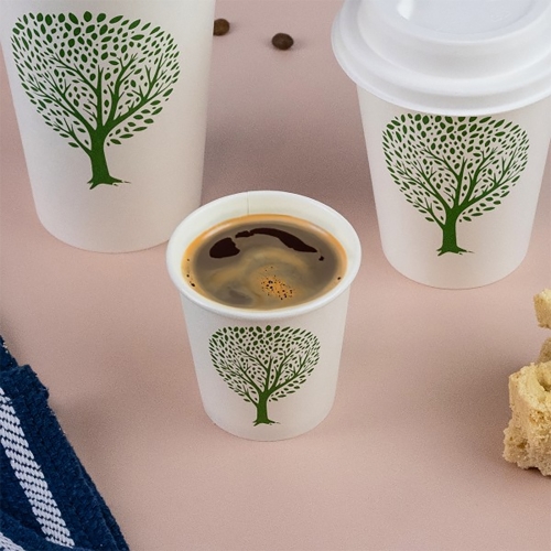 Green Tree Hot Cups