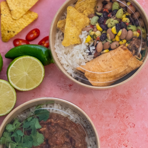 Kraft Round Food Containers