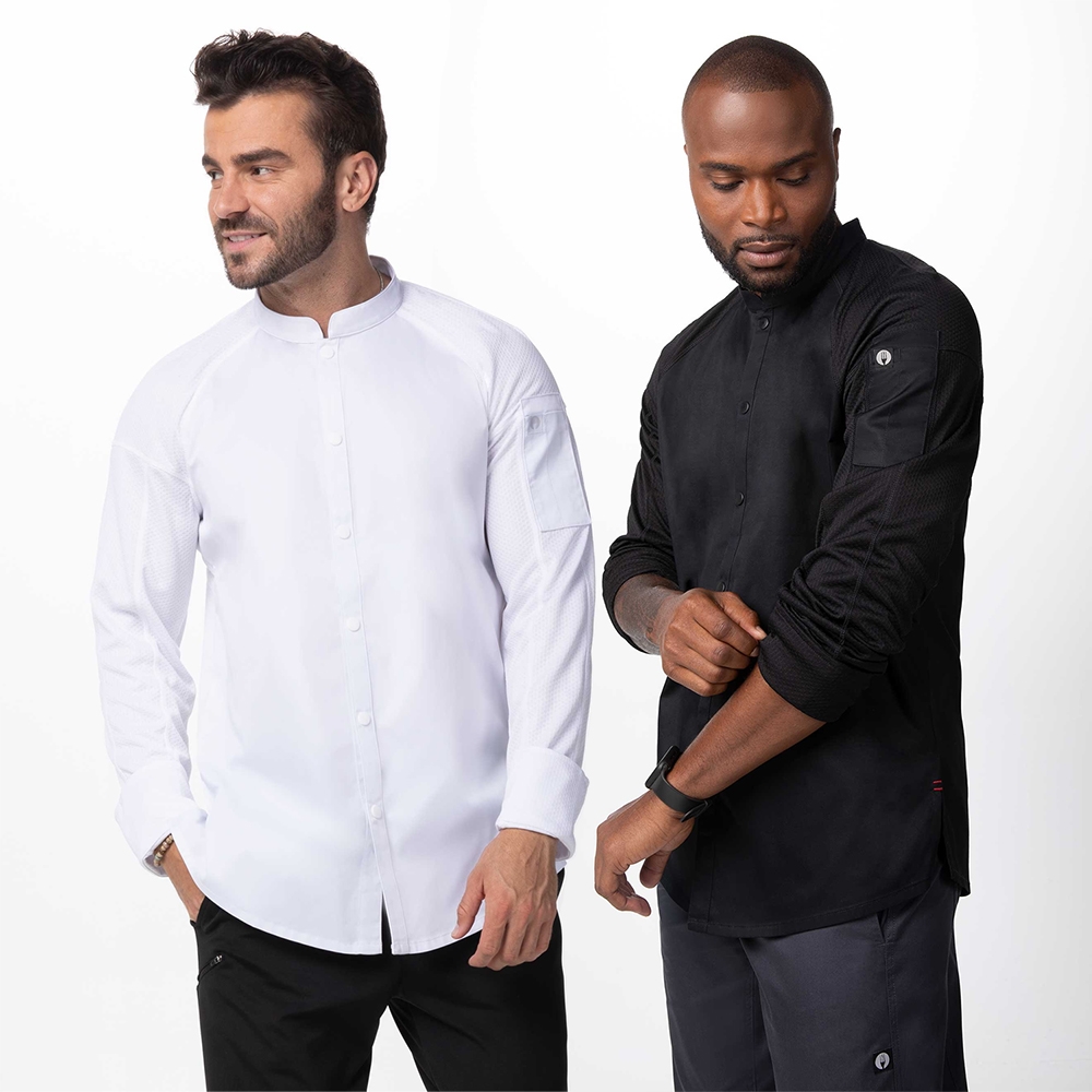 Seville Shirt Heren is een Overhemd? Een Koksbuis? Beide